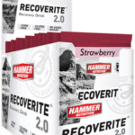 Hammer Nutrition Recoverite 2.0 Recovery Drink - Strawberry, 12 Single Serving Packets