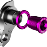 Wheels Manufacturing Universal Derailleur Hanger - 404-7, For Frames designed to accept SRAM UDH, Black/Purple