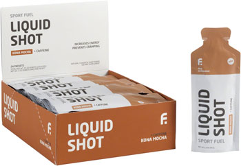 First Endurance Liquid Shot - Kona Mocha, 24 Pack