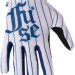 FUSE Omega Gloves - Ballpark, Full Finger, White/Blue, Small