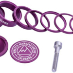 Wheels Manufacturing Pro StackRight Headset Spacer Kit - Purple