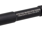 Wolf Tooth Front Thru Axle - FOX, 15 x 100mm, Black