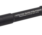 Wolf Tooth Front Thru Axle - FOX, 15 x 110mm, Black