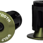 Wolf Tooth Alloy Bar End Plugs - Olive