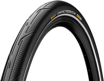 Continental Contact Urban Tire - 26 x 1.75, Clincher, Wire, Black/Reflex, PureGrip, SafetyPro, E50