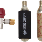 Planet Bike Red Zeppelin Inflator: Includes Two Threaded 16g Cartridges and Sleeve