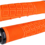 ODI Reflex V2.1 Grips - White/Orange, Lock-On