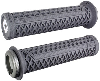 ODI Vans V2.1 Grips - White/Graphite/Gray, Lock-On