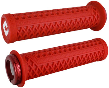 ODI Vans V2.1 Grips - White/Red/Red, Lock-On