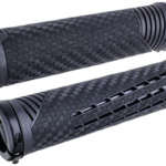 ODI CF V2.1 Grips - Black/Gray/Black, Lock-On