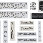 Surly Preamble Decal Set - White