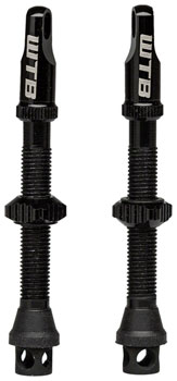 WTB TCS Max-Flow Tubeless Valves - 44mm, Black, Pair