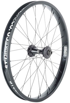 Stolen Rampage Pro Front Wheel - 20", 3/8" x 100mm, Rim Brake, Black