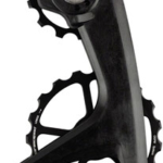 CeramicSpeed OSPW RS Pulley Wheel System for Shimano 105 7150 - Aluminum Pulley, 5 Spoke, Carbon Cage, Black
