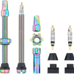 Wolf Tooth Tubeless Valve Stem Kit - 60 mm, Rainbow