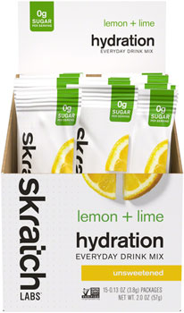 Skratch Labs Everday Drink Mix - Lemon Lime, Single Serving 15-Pack