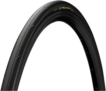 Continental Ultra Sport III Tire - 700 x 23, Clincher, Wire, Black, PureGrip, Performance, E25