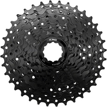 KMC REACT Cassette - 10-Speed, 11-36t, HG Driver Compatible, Black