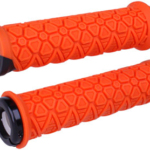 ODI Vanquish Grips - Orange/Black, Lock-On