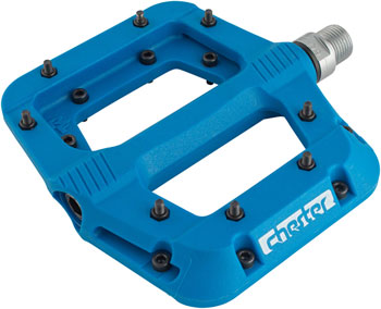 RaceFace Chester Pedals - Platform, Composite, 9/16", Small, Blue