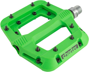 RaceFace Chester Pedals - Platform, Composite, 9/16", Small, Green