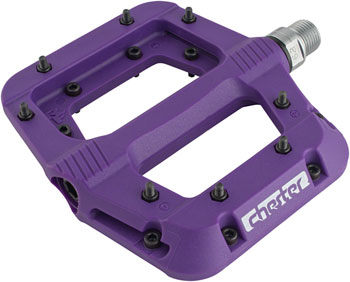 RaceFace Chester Pedals - Platform, Composite, 9/16", Large, Purple