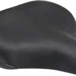 MSW Cruiser Saddle - Memory Foam, Soft Touch Cover, Steel, Black