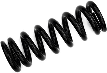FOX Steel Rear Shock Coil Spring - 550 lb. x 2.8" Spring Travel, 5.75 TLG (Total Spring Length), Black