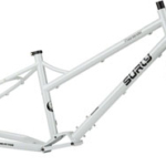 Surly Moonlander Fat Tire Bike Frameset - 24", Steel, Lunar Dust Gray, Medium