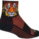 SockGuy Classic Easy Tiger Socks - 3", Small/Medium