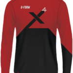 G-Form Pro-X4 Long Sleeve Bike Jersey - Red/Black, X- Large