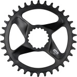 Full Speed Ahead Comet MegaTooth Direct Mount Chainring – 34t, FSA Direct Mount, For 12-Speed Shimano Hyperglide+, Black
