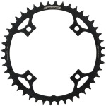 Full Speed Ahead Gossamer Pro AGX+ MegaTooth Chainring – 44t, 120mm BCD, Aluminum, Black