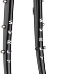 Surly Disc Trucker Fork – 700c, 1-1/8″ Straight, 100×12 mm Thru-Axle, Steel, Disc, Black