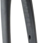 WHISKY No.9 RD Fork - 12mm Thru-Axle, 1-1/4" Tapered Carbon Steerer, Flat Mount Disc, Matte Black