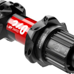 DT Swiss 240 EXP Rear Hub - 12 x 142mm, Center-Lock, Micro Spline, Black/Red, 24H, 36pt, Straight Pull