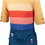 Salsa Team Polytone Women’s Jersey – Goldenrod, Dark Blue, w/ Stripes, Medium