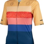 Salsa Team Polytone Women's Jersey - Goldenrod, Dark Blue, w/ Stripes, Medium