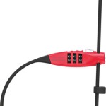 Abus Combiflex Travel Guard Combo Lock - Red