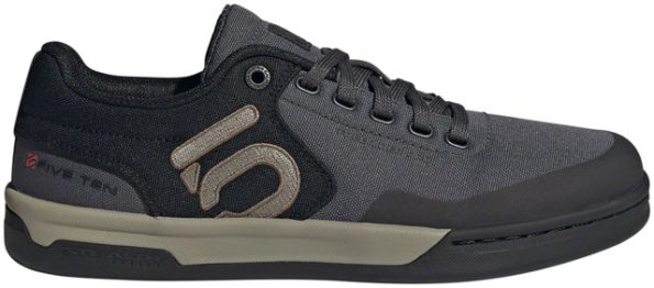 Five Ten Freerider Pro Canvas Flat Shoes - Men's, Gray Six/Silver Pebble/Core Black, 9.5