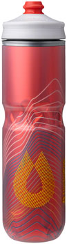Hydrapak Polar Surge Ascent Insulated Water Bottle - 24oz, Red
