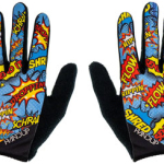 Handup Youth Gloves - Comic Bubbles, Small