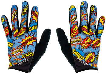 Handup Youth Gloves - Comic Bubbles, Small