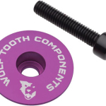 Wolf Tooth Ultralight Stem Cap - Flat, Ultraviolet Purple