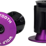 Wolf Tooth Alloy Bar End Plugs - Ultraviolet Purple
