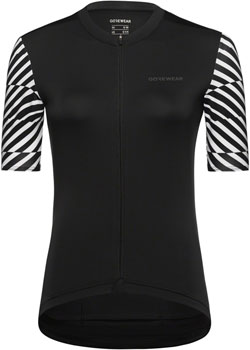 Gorewear Swiftride Optical Jersey - Black/White, Women's, Large