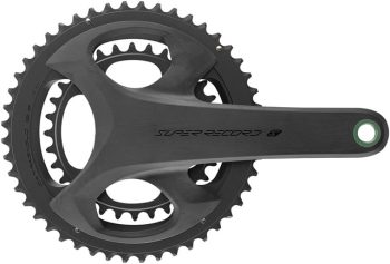 Campagnolo Super Record S Wireless Crankset - 165mm, 12-Speed, 48/32t, Campy 121/88 Asym BCD, Ultra Torque Spindle, Carbon