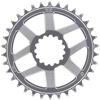 e*thirteen Helix Race GR Direct Mount Chainring - 34t, For use with Helix Race GR Crank, Black