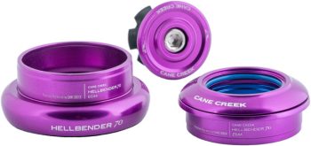 Cane Creek Hellbender 70 Headset - ZS44/28.6/H8 Upper | EC44/40 Lower, Tapered, Purple