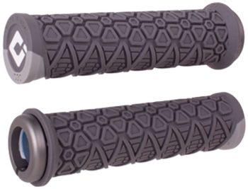 ODI Vanquish Grips - Graphite/Gray, Lock-On